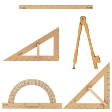Imagem de Kit Geométrico com Compasso para Quadro Branco