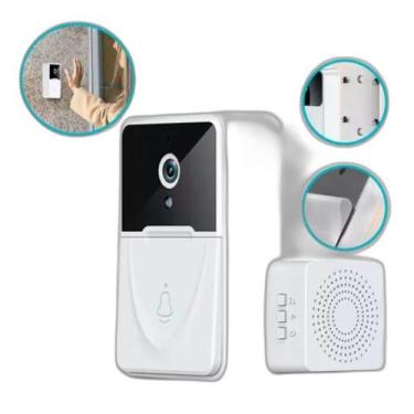 Imagem de Câmera Sem Fio Interfone Campainha Visão Noturna - Blackwatch