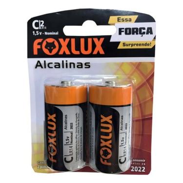 Imagem de Pilhas Foxlux Média Lr14 Alcalina C2 1.5v 2 Unidades