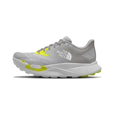 Imagem de THE NORTH FACE Tênis de corrida masculino Vectiv Enduris 4 Trail | Sola de borracha, travas de alta tração de 4 mm, Cintura alta cinza/enxofre verde primavera, 42