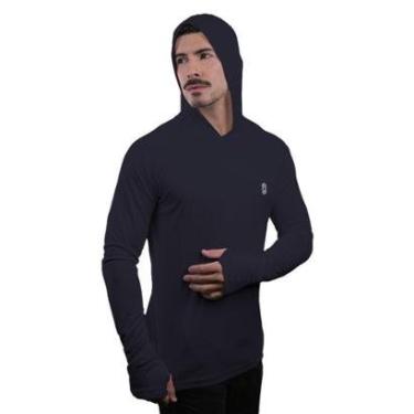Imagem de Camiseta Skube Com Capuz Proteção UV 50+ Segunda Pele Térmica Tecido Termodry Manga Longa Dedeira-Masculino