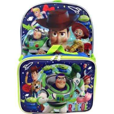 Imagem de Ruz Conjunto de mochila infantil licenciada Group de 40,6 cm com lancheira removível, Multicor, Large, Toy Story - To the Rescue