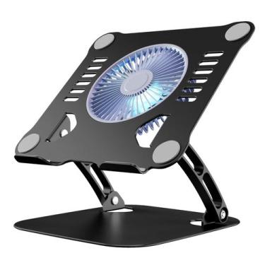 Imagem de Suporte de refrigeração para laptop SHUWEI com ventilador de 3 velocid