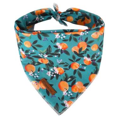 Imagem de Lenço triangular de algodão de verão Dog Bandana UP URARA PUP