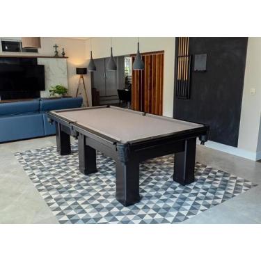 Imagem de Mesa de Sinuca Oficial - 2,84x1,54 - Nelson Bilhares, Cinza