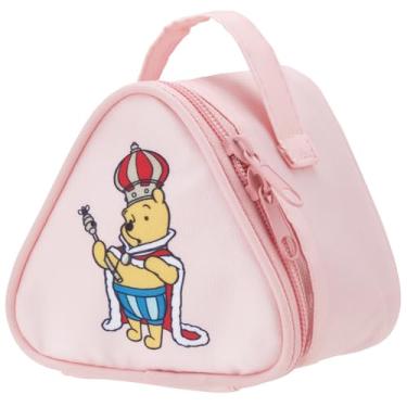Imagem de Skater Recipiente de bola de arroz Ursinho Pooh, 2 peças, lancheira isolada, rosa, desenho animado, bolsa retangular
