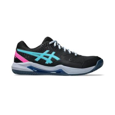 Imagem de ASICS Tênis masculino Gel-Dedicate 8 Padel, Preto Energy Aqua, 40.5 EU