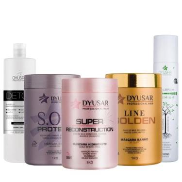 Imagem de Terapia Capilar Com Máscaras Ph Equilibrium E Detox De 1L - Dyusar Cos