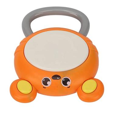 Imagem de Zhjvihx Brinquedo Chocalho Com Luz de Som, Musical Brinquedo Para Bebês Luzes Coloridas Som Suvave Para Viagens Para Crians (Laranja)