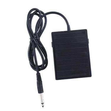 Imagem de Esquirla Pianos Digitais Teclados Pedal Sustain para Controladores Universal Compacto com Plugue de 6,5mm Interruptor de Polaridade para Exercício