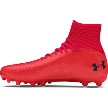 Imagem de Under Armour Chuteiras de futebol masculinas Highlight 2 MC Knit – Palmilha SuperFoam de alto rebote