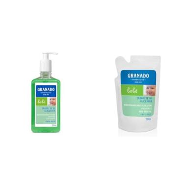 Imagem de Granado Sabonete Liquido Bebe Erva doce 250Ml + Granado Refil Sabonete Líquido Bebê Erva doce, 250ml