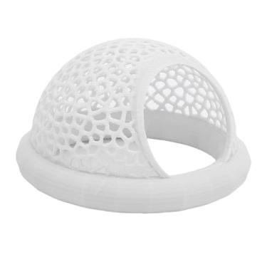 Imagem de Diydeg Escondimento Flutuante de Peixes, Peixes Betta Em Repouso na Casa de Casca Brinquedos, Hammock Aquário Pequeno Peixe Alimentar Anéis de Camarão Alimentador de Camarão, Tanques de (Branco)