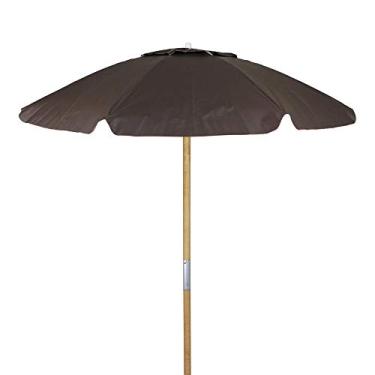 Imagem de Guarda-Sol Bagum Vara De Madeira - 2,0 M - Marrom