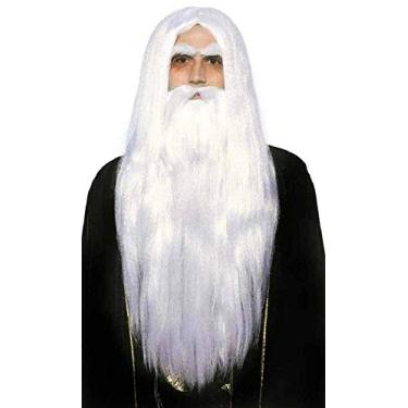 Imagem de Forum Novelties Conjunto de peruca e barba Merlin