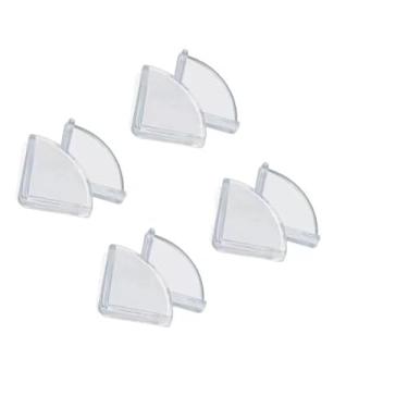 Imagem de Kit 4 Protetores de Quina Transparente em Silicone Macio Resistente - Protetore de Segurança para Bordas de Mesa e Móveis em Geral Cantos Afiados - Proteção para Crianças e Bebês