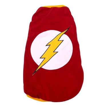Imagem de Camiseta Super Heróis   Flash  cor vermelha  Tamanho G