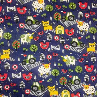 Imagem de Tecido Tricoline Patchwork 100% Algodão - 1 Metro - Estampas