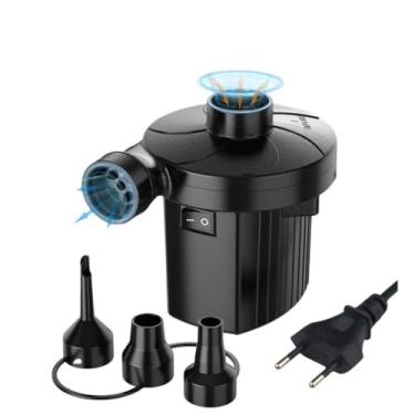Imagem de Bomba Elétrica Pneumática Para Secar E Encher Colchão Boias Piscinas Infláveis Portátil Esvaziar E Inflar Bivolt Tippi