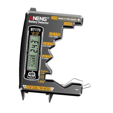 Imagem de Generic Pequeno testador de bateria, de energia, medidor de capacidade, detector, testador compacto de nível de vida útil de bateria doméstica para