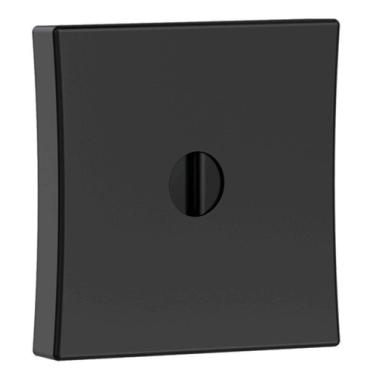 Imagem de Fechadura 1005 Tetra Com Trinco Rolete E Roseta Quadrada Black - 40779 - Stam