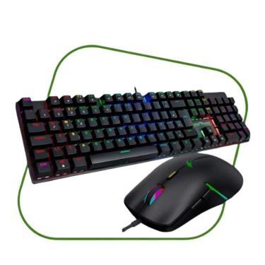 Imagem de Kit Gamer Vivensis Mamba Teclado E Mouse