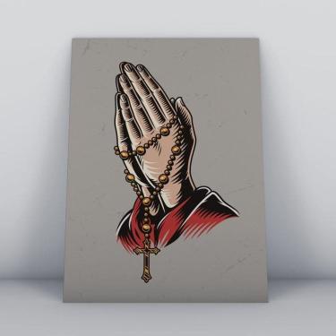 Imagem de Quadros TAC Religião Cristã 029 - 20x30cm, MDF, Colorido