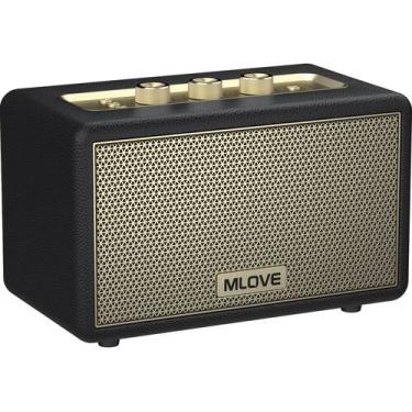 Imagem de Alto-falante Bluetooth MOVE A200 Portátil Retro com Aux/USB/SD Preto -