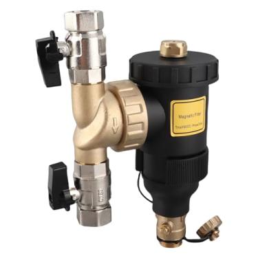 Imagem de YWBL-WH Filtro Magnético de Caldeira 3/4 Conector de Latão 5μm Filtro de Aquecimento Montado na Parede para Sistemas de Aquecimento Central e Piso