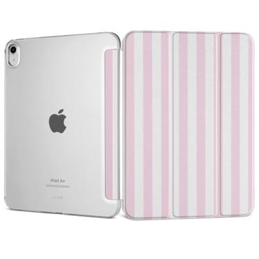 Imagem de DONGKE Capa inteligente para iPad Air 11 polegadas M3 2025 M2 2024, iPad Air 5ª 2022/4ª geração 2020 10,9 polegadas, fina, dobrável, capa rígida de policarbonato translúcido, capa inteligente