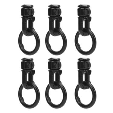 Imagem de LiebeWH Versátil L Ajuste para o Ajuste do Trilho de Trilha Com o Anel de Onel Forte Campanha de Caminhão Encaixe para Trailers para Trailers, Pacote de 6