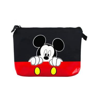 Imagem de Necessaire Retangular Mickey Assinatura 15x3x21cm - Disney
