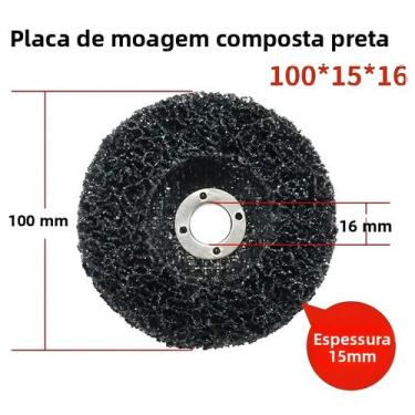 Imagem de Ferramenta Abrasiva De Polimento Em Aço Inoxidável Para Remoção De Tin