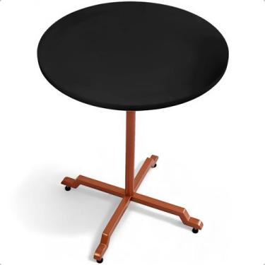 Imagem de Mesa de Canto Redonda Decorativa Mesa Lateral Valência - Loja da Isa, 