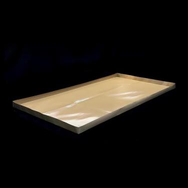 Imagem de GuineaLoft™ Base descartável original grossa de gaiola de 1,2 x 6 m (pacote com 4) - Bolsa grande para gaiola de porquinho da índia, papel kraft resistente à água, descartável, biodegradável,