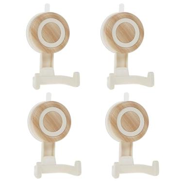 Imagem de ZJRDYYK Pacote com 4 ganchos de ventosa, gancho de ventosa para chuveiro, cozinha, banheiro, banheiro, janela de porta de vidro