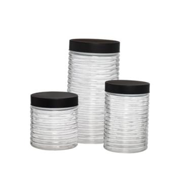 Imagem de HAUSKRAFT - Pote Red Vdo Fontana 3 peças Hauskraft, Pote de Vidro Fontana 3 Peças 1,7L 1,2L E 800ml Hauskraft