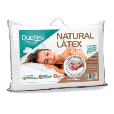 Imagem de Travesseiro natural látex slim 10 cm duoflex