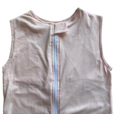 Imagem de Saco Saquinho de Dormir Bebê Sleep Bag Malha Verão Rosa Bebê Tam. M - 