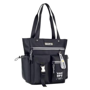Imagem de Bolsa Snoopy G Estilo Tote Bag SP25005 - Semax, Preto
