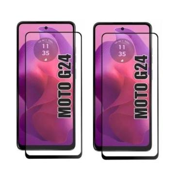 Imagem de Kit 2 Películas Vidro 3D para Motorola Moto G24 6.56 - Kramac
