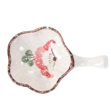 Imagem de prato de lanche Pratos para condimentos, travessas para aperitivos, para molhos, utensílios de mesa cerâmica tigela de sopa