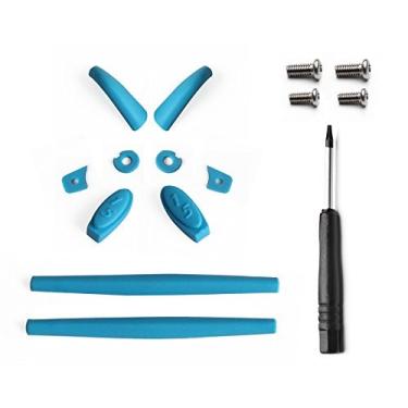 Imagem de PapaViva Kits de borracha de reposição para óculos de sol Oakley Juliet/X Metal XX, Azul, 0