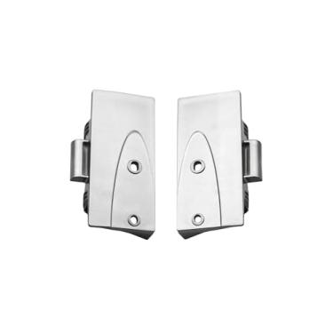 Imagem de DA67-02057A e DA67-02056A Tampa de montagem da maçaneta da porta do freezer do refrigerador serve para Samsung RF263ERS/XAA, RF266AERS/XAA, RFG297AARS/XAA etc., tampa de extremidade do lado esquerdo e