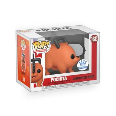 Imagem de Epic Collectibles Pop Anime: Chain Saw Man - Pochita Standing Exclusive Vinyl Figure Bundled with Box Protector Compatible for Funko