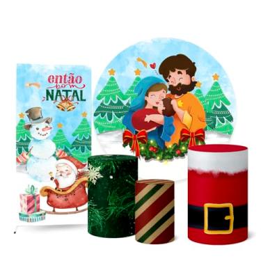Imagem de Trio Capas Cilindro + Painel Redondo + Lateral Natal (K2NAT0005)