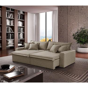 Imagem de Sofá Montreal Veludo 2 Módulos De 100m B25cm Meu Sofá Online B002 Veludo Capuccino