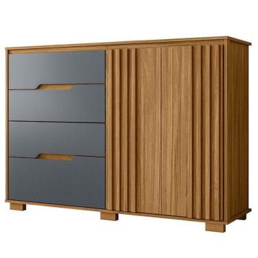 Imagem de Cômoda Texas Freijó Cinza - Moval