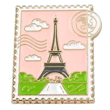 Imagem de Flairs New York Broche de lapela esmaltado premium feito à mão (câmera instantânea mágica rosa, 1 pino), Câmera instantânea Pink Magic, 1 Pin