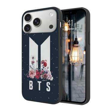 Imagem de WWDIYHOUSE Capa compatível com iPhone 17 Pro, capa à prova de choque de TPU macio com design exclusivo legal para homens/mulheres/meninas/meninos (Fashion-BTS-3)